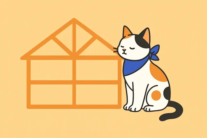 HTMLは家の骨組みみたいなもの